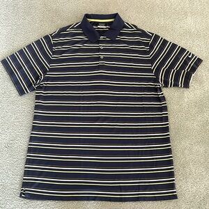 Nike Golf Dri Fit men’s striped short sleeve polo shirt XL